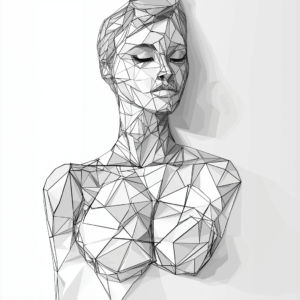 u7879134244_geometric_human_breast_augmentation_polygon_art_wir_e4cdc1b6-6fa1-44ee-bd3e-13e169835550